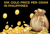 10K Gold Price per Gram in Philippines