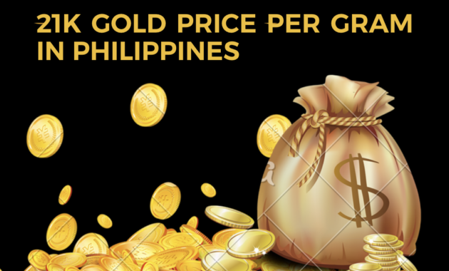  21K Gold Price per Gram in Philippines